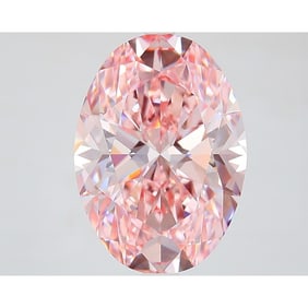 6.07 ct, Fancy Intense Pink/VVS2, Oval cut IGI Graded Diamond