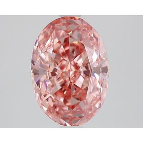 3.06 ct, Fancy Vivid Pink/VVS2, Oval cut IGI Graded Diamond