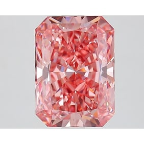 3.08 ct, Fancy Vivid Pink/VS1, Radiant cut IGI Graded Diamond