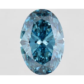 10.22 ct, Fancy Vivid Blue/VS1, Oval cut IGI Graded Diamond