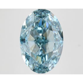 11.03 ct, Fancy Vivid Blue/VS1, Oval cut IGI Graded Diamond