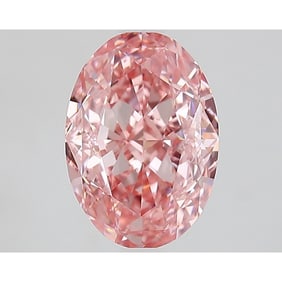 3.00 ct, Fancy Vivid Pink/VS1, Oval cut IGI Graded Diamond