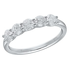 NO- RESERVE 14Kt WG 1ct Diamond Ring