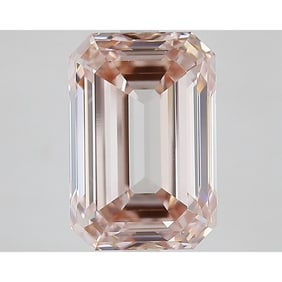 5.30 ct, Fancy Intense Pink/VVS2, Emerald cut IGI Graded Diamond