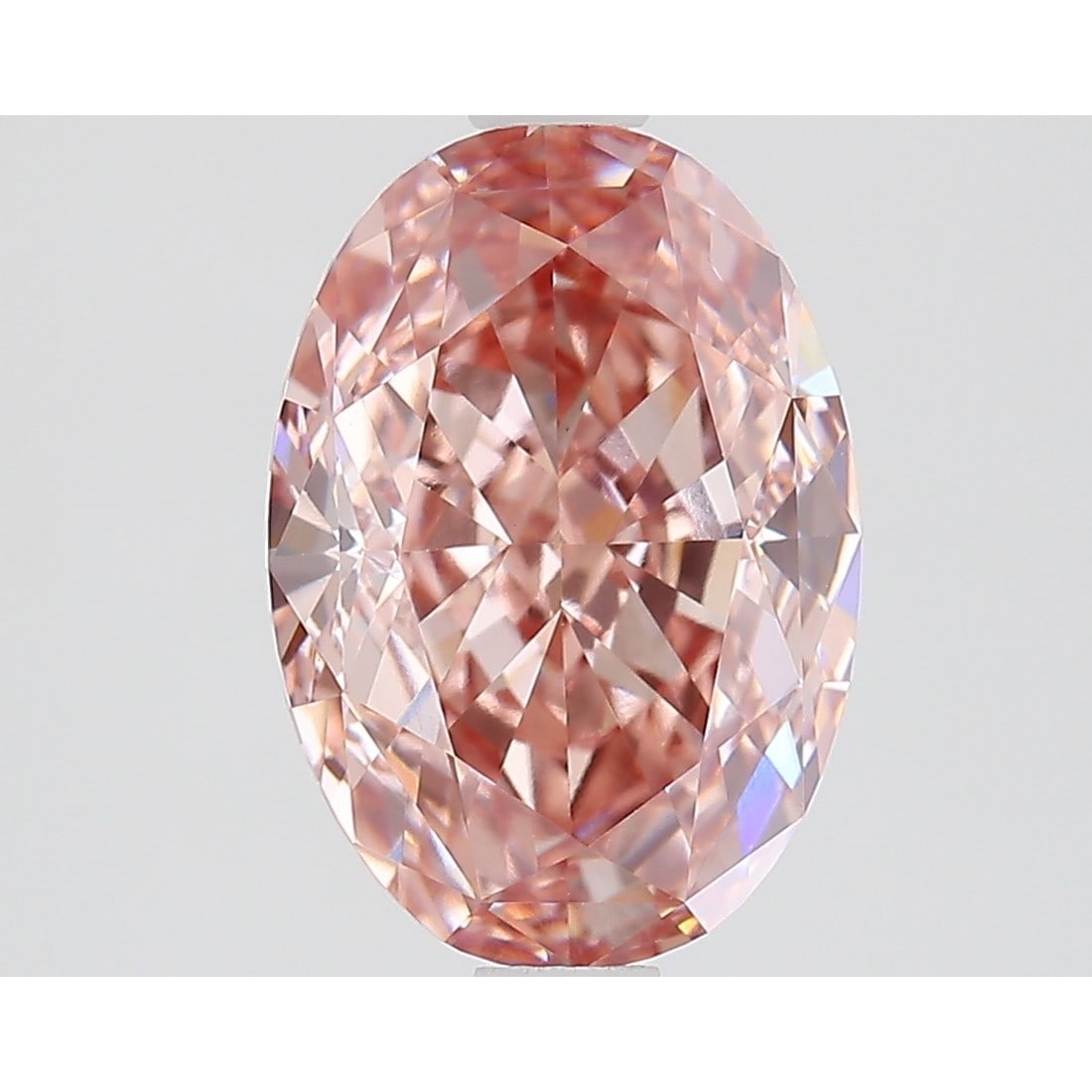 2.84 ct, Fancy Intense Brown Pink/VVS2, Oval cut IGI Graded Diamond