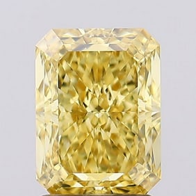 2.21 ct, Fancy Vivid Yellow/VS1, Radiant cut IGI Graded Diamond