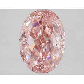 3.69 ct, Fancy Vivid Pink/VS1, Oval cut IGI Graded Diamond