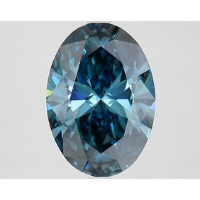 4.00 ct, Fancy Deep Blue/VS1, Oval cut IGI Graded Diamond