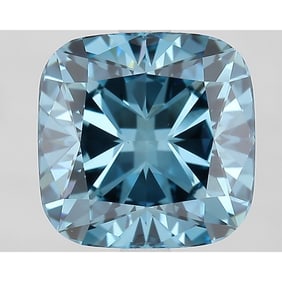 3.19 ct, Fancy Vivid Blue/VVS2, Cushion cut IGI Graded Diamond
