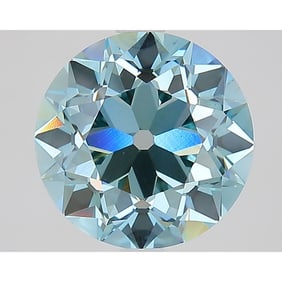 3.58 ct, Fancy Vivid Blue/VS2, European cut IGI Graded Diamond