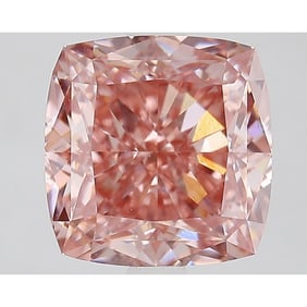 3.73 ct, Fancy Vivid Pink/VS1, Cushion cut IGI Graded Diamond