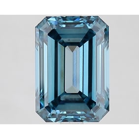3.29 ct, Fancy Vivid Blue/VS1, Emerald cut IGI Graded Diamond