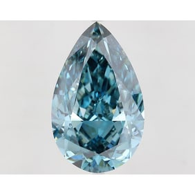 16.03 ct, Fancy Vivid Blue/VS1, Pear cut IGI Graded Diamond