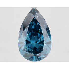 7.01 ct, Fancy Vivid Blue/VS2, Pear cut IGI Graded Diamond