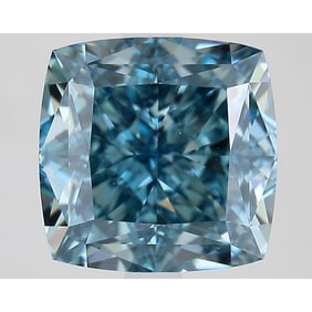 3.87 ct, Fancy Vivid Blue/VS1, Cushion cut IGI Graded Diamond