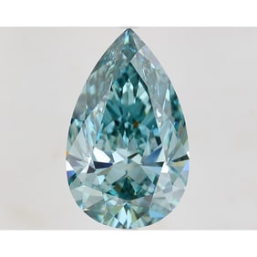 14.05 ct, Fancy Vivid Blue/VS1, Pear cut IGI Graded Diamond