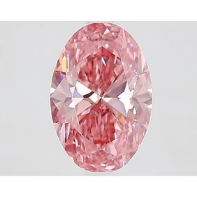 2.05 ct, Fancy Vivid Pink/VS1, Oval cut IGI Graded Diamond
