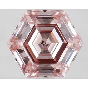 2.50 ct, Fancy Intense Pink/VVS2, Hexagonal cut IGI Graded Diamond