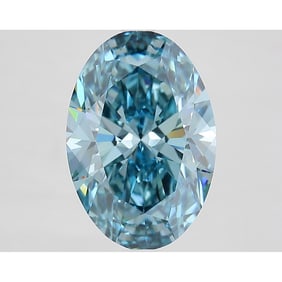 4.40 ct, Fancy Vivid Blue/VVS2, Oval cut IGI Graded Diamond