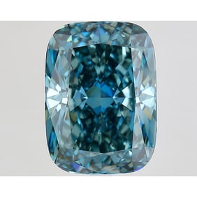 10.15 ct, Fancy Vivid Blue/VVS2, Cushion cut IGI Graded Diamond