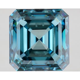 15.35 ct, Fancy Vivid Blue/VS1, Square Emerald cut IGI Graded Diamond