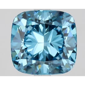 2.95 ct, Fancy Vivid Blue/VS1, Cushion cut IGI Graded Diamond