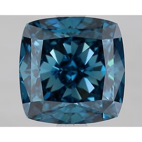 2.78 ct, Fancy Vivid Blue/VVS2, Cushion cut IGI Graded Diamond