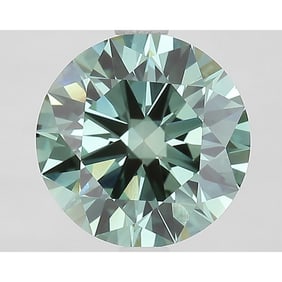 2.48 ct, Fancy Vivid Green/VS1, Round cut IGI Graded Diamond