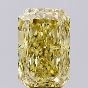 10.03 ct, Fancy Vivid Yellow/VS2, Radiant cut IGI Graded Diamond