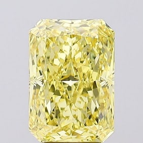 4.79 ct, Fancy Vivid Yellow/VS1, Radiant cut IGI Graded Diamond