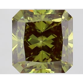 3.42 ct, Fancy Deep Green/VVS2, Radiant cut IGI Graded Diamond