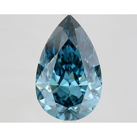 5.23 ct, Fancy Vivid Blue/VVS2, Pear cut IGI Graded Diamond