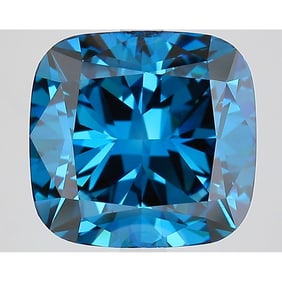 6.02 ct, Fancy Vivid Blue/VS1, Cushion cut IGI Graded Diamond