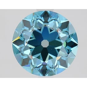 2.50 ct, Fancy Vivid Blue/VS1, European cut IGI Graded Diamond