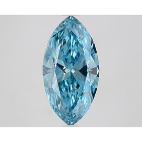 2.86 ct, Fancy Vivid Blue/VS1, Marquise cut IGI Graded Diamond