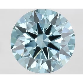 2.01 ct, Fancy Vivid Blue/VS1, Round cut IGI Graded Diamond