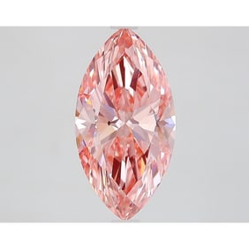 2.96 ct, Fancy Vivid Pink/VVS2, Marquise cut IGI Graded Diamond