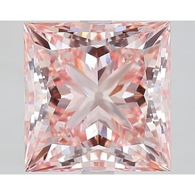 5.99 ct, Fancy Intense Pink/VS1, Princess cut IGI Graded Diamond