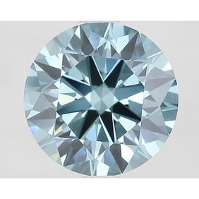 2.02 ct, Fancy Vivid Blue/VS1, Round cut IGI Graded Diamond