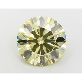 7.17 ct, Fancy Light Yellow/VS1, Round cut IGI Graded Diamond