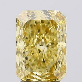 2.77 ct, Fancy Vivid Yellow/VS1, Radiant cut IGI Graded Diamond