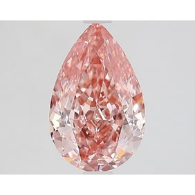 2.28 ct, Fancy Vivid Pink/VVS2, Pear cut IGI Graded Diamond