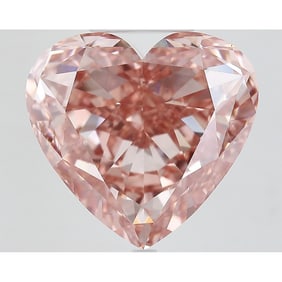 20.02 ct, Fancy Vivid Pink/VS1, Heart cut IGI Graded Diamond