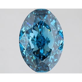 2.66 ct, Fancy Vivid Blue/VS1, Oval cut IGI Graded Diamond