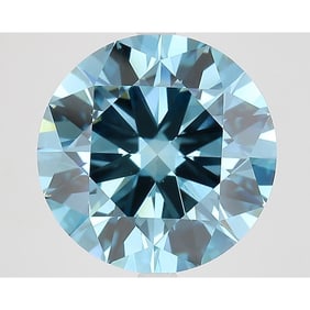 8.03 ct, Fancy Vivid Blue/VS1, Round cut IGI Graded Diamond