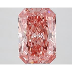 3.40 ct, Fancy Vivid Pink/VS1, Radiant cut IGI Graded Diamond