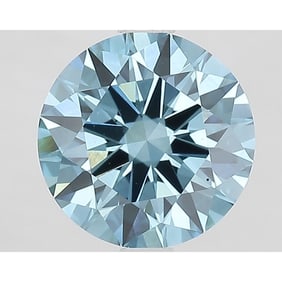 2.03 ct, Fancy Vivid Blue/VVS2, Round cut IGI Graded Diamond