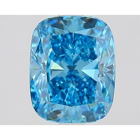 2.21 ct, Fancy Vivid Blue/VS1, Cushion cut IGI Graded Diamond