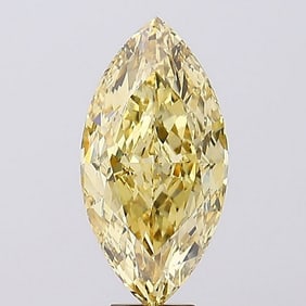 10.03 ct, Fancy Intense Yellow/VS2, Marquise cut IGI Graded Diamond