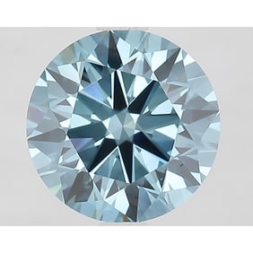 2.04 ct, Fancy Vivid Blue/VVS2, Round cut IGI Graded Diamond